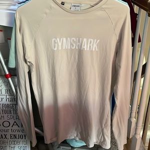 Men’s T-shirt light tan 95% cotton long sleeve smoke-free home